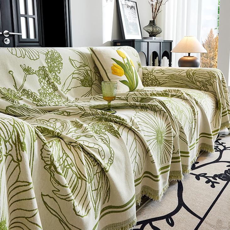 マルチカバー 北欧 シンプル おしゃれ 冷感 涼しい 通気いい