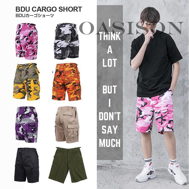 ショートパンツ カーゴパンツ ミリタリー カモフラージュ INS ハーフ