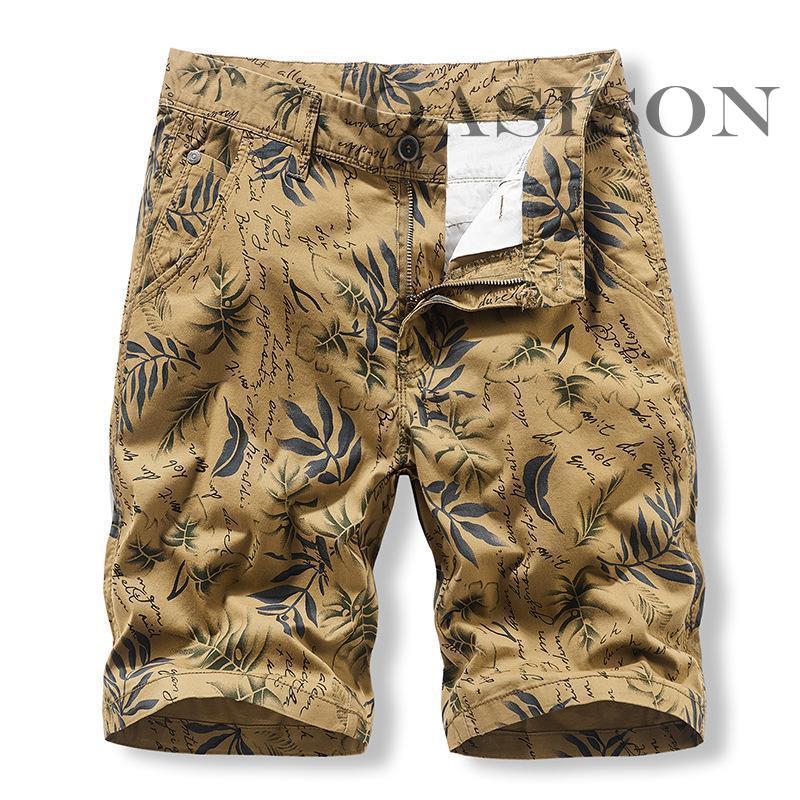 半ズボン ショートパンツ 短パン メンズ 柄物 ボタニカル柄 リゾート
