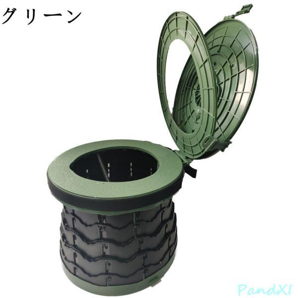 簡易トイレ 折りたたみ トイレ 防災 車 介護 非常用 グッズ ポータブル 車中泊 キャンプ アウトドア 登山 避難 緊急 仮設 携帯 椅子 野外 便器 水洗 車内 凝固剤_2
