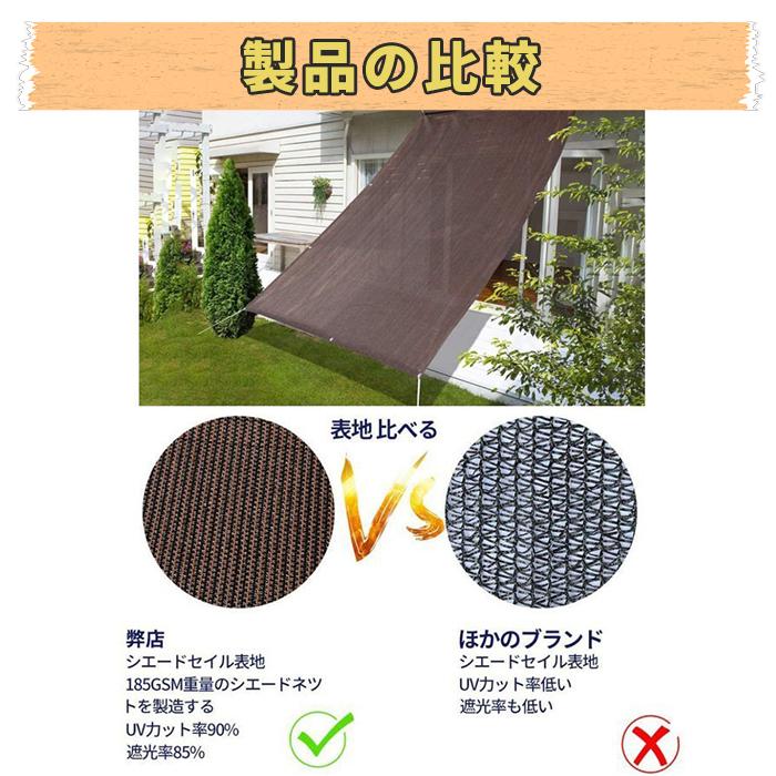 7mロープ付き 0 300cm 日除けシェード サンシェード クールシェード Uvカット 暑さ対策 日よけオーニング ウッドデッキ ベランダ キャンプ 日除け用 Shade02 有限会社オアシス貿易 通販 Yahoo ショッピング