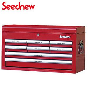 ツールチェスト(4段8引出し) 赤 S-R908 Seednew : オアシスプラス 