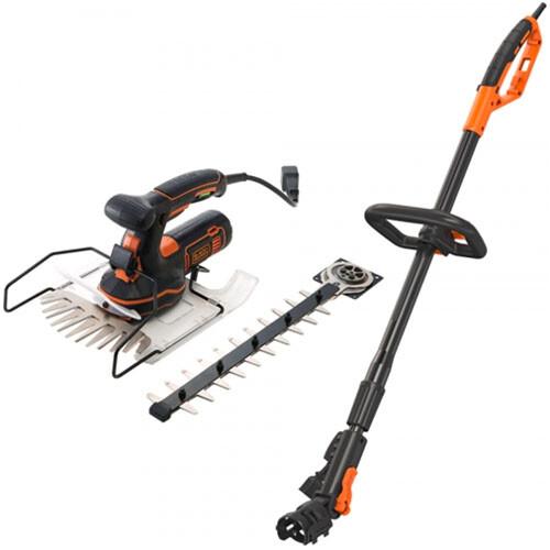 1台5役 マルチ園芸ツール ポール付きヘッジトリマー 芝生バリカン Gpsh1000 ブラックアンドデッカー Black Decker オアシスプラス 通販 Yahoo ショッピング