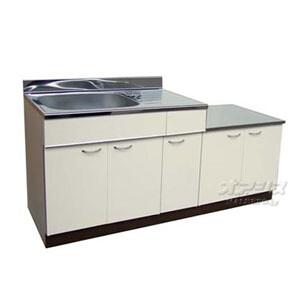 公団流し 間口1700 左水槽 SK-1700 アエル【受注生産品、個人宅配送