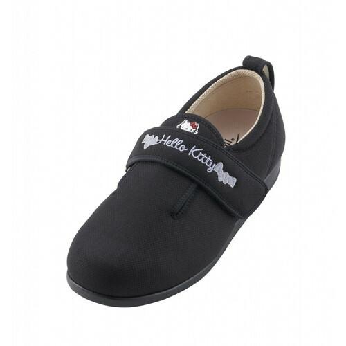 ダブルマジック3 3E (ハローキティー) 黒 LL ウェルファン