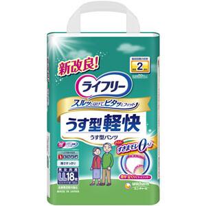 ライフリー うす型軽快パンツ LLサイズ 18枚入り7袋合計126枚 ライフリー うす型軽快パンツ LLサイズ 18枚入り ユニ・チャーム