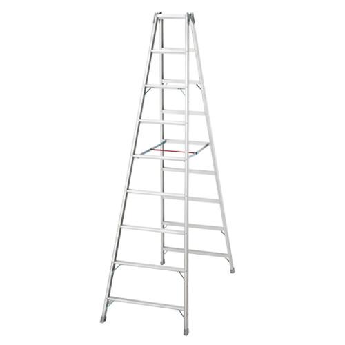 長尺脚立 9尺 天板高さ2.6m 軽量アルミ製 TOP-27b ハセガワ（長谷川