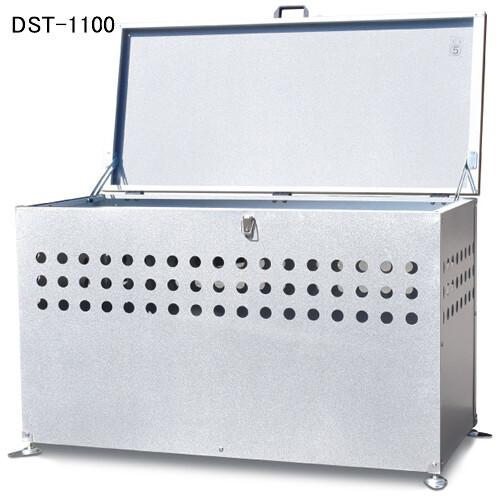 ダストボックスＤＳＴ-1100　屋外用・大型・金属製＜アウトレット品＞ ガルバ鋼板製 ふた付 ダストボックス(ごみ箱) DST-1100 メタルテック