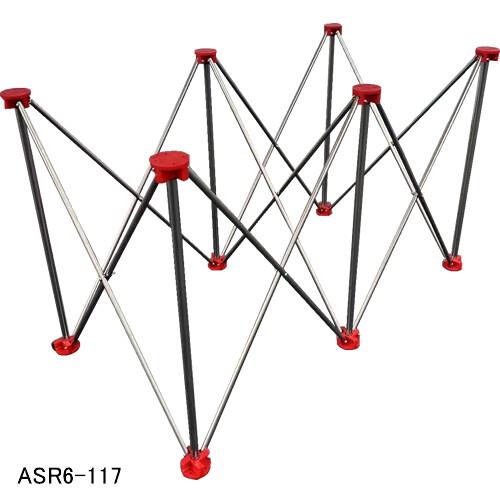 伸縮折りたたみ式 スパイダーレッグワークテーブル6脚 ASR6-117 アルミス : オアシスプラス - 通販 - Yahoo!ショッピング
