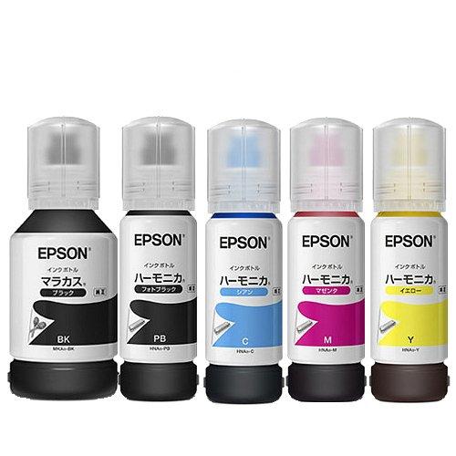 EPSON インクボトル MKA/HNA 5本セット 純正 : ペンギン堂雑貨店