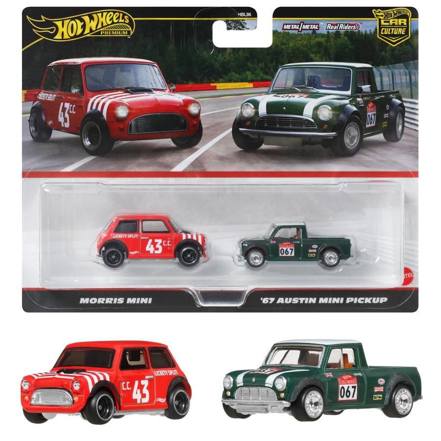 Hot Wheels（ホットウィール） プレミアム 2パック - モーリス ミニ