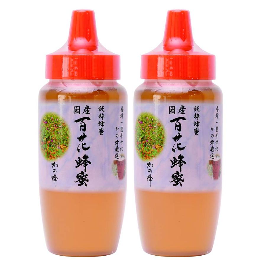 かの蜂 はちみつ 専門店かの蜂 国産 百花 蜂蜜 500g×2本 完熟 の 純粋