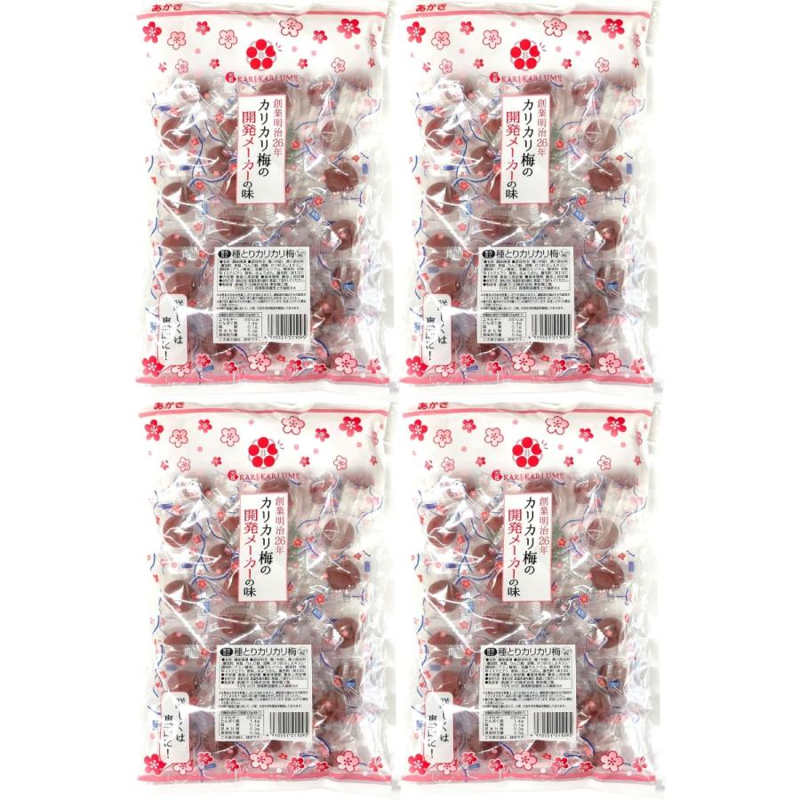赤城フーズ 種とりカリカリ梅 210g×4袋セット : ペンギン堂雑貨店