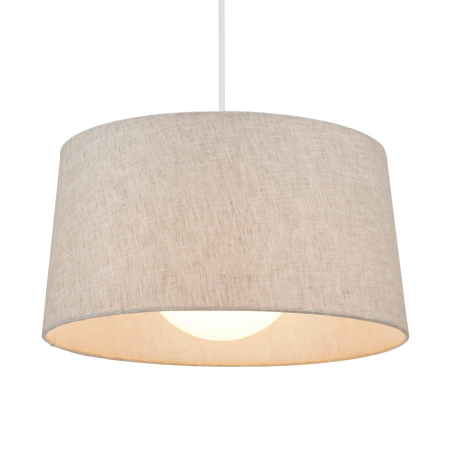 無印良品（MUJI） 麻シェードペンダントライト ライトベージュ φ39.8