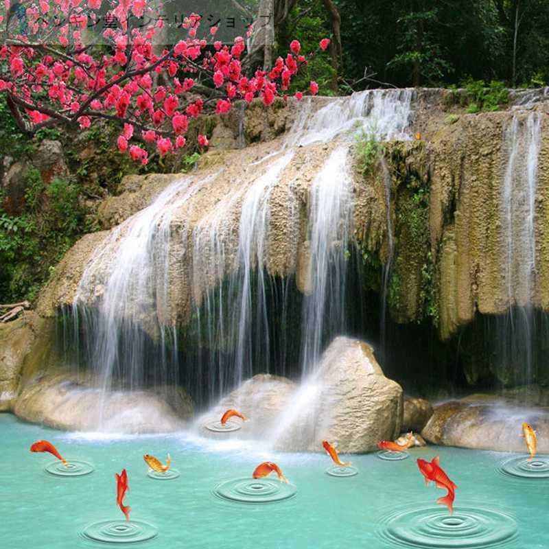 壁紙 おしゃれ ３d 立体 部屋 リビング 防水 防カビ 防音 滝 自然 川 森林 立体 Ae おしゃれ壁紙カーテンのペンギン堂 通販 Yahoo ショッピング