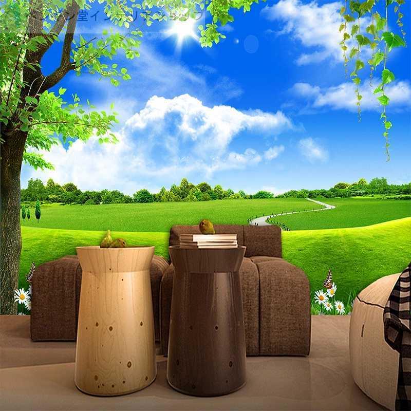 壁紙 ３d 立体 おしゃれ Diy お店 子供部屋 リビング 寝室 輸入壁紙 大地 空 雲柄 花 風景 自然 防水 Ae おしゃれ壁紙カーテンのペンギン堂 通販 Yahoo ショッピング