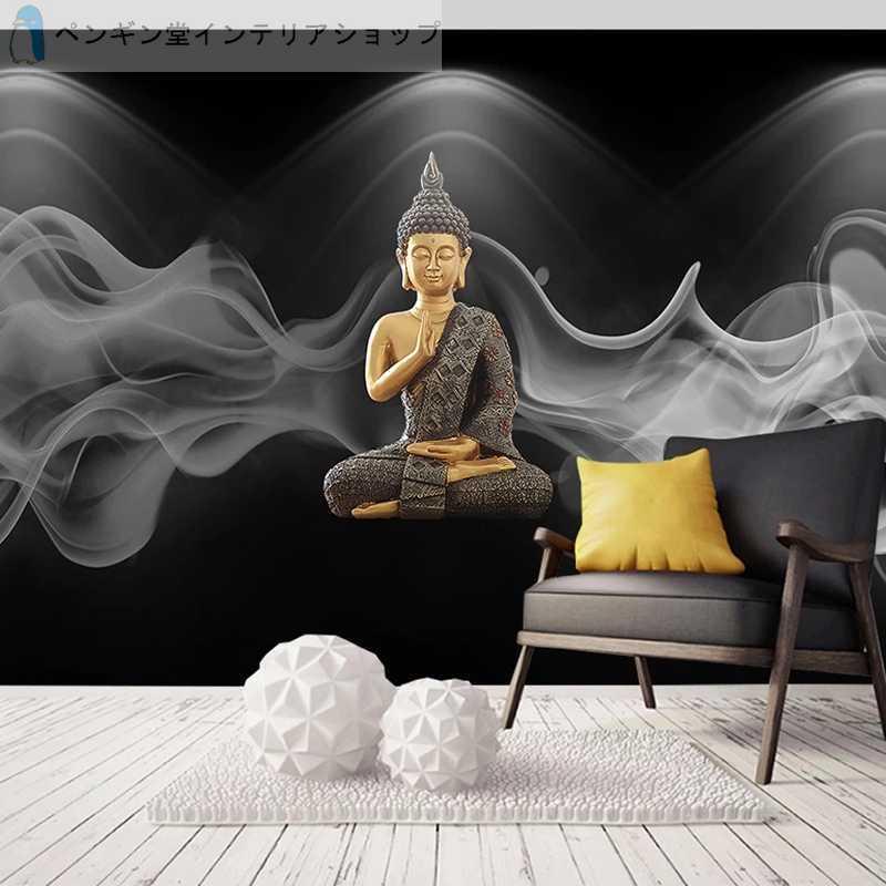 壁紙 ３d 立体 おしゃれ Diy お店 部屋 リビング 寝室 和室 輸入壁紙 大仏 金 寺 仏像 黒地 防水 Ae おしゃれ壁紙カーテンのペンギン堂 通販 Yahoo ショッピング