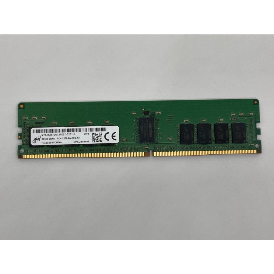 PC4-3200 DDR4 25600 16GBモジュール Micron SKhynix ECC デスクトップ