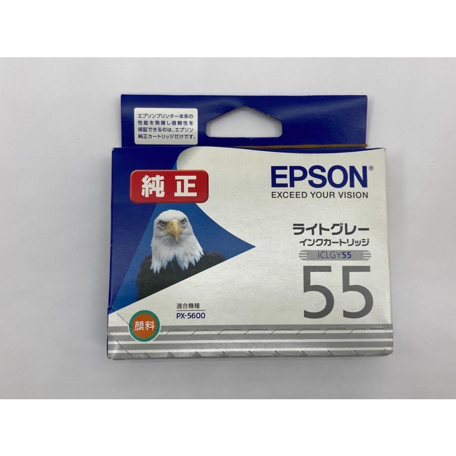 エプソン（EPSON） EPSON ICLGY55 ライトグレー 純正インク 