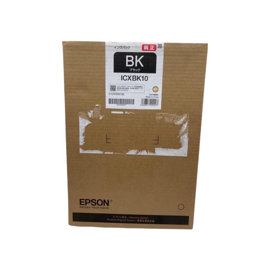 エプソン（EPSON） EPSON ICXBK10 ブラック C13T819130 純正インク