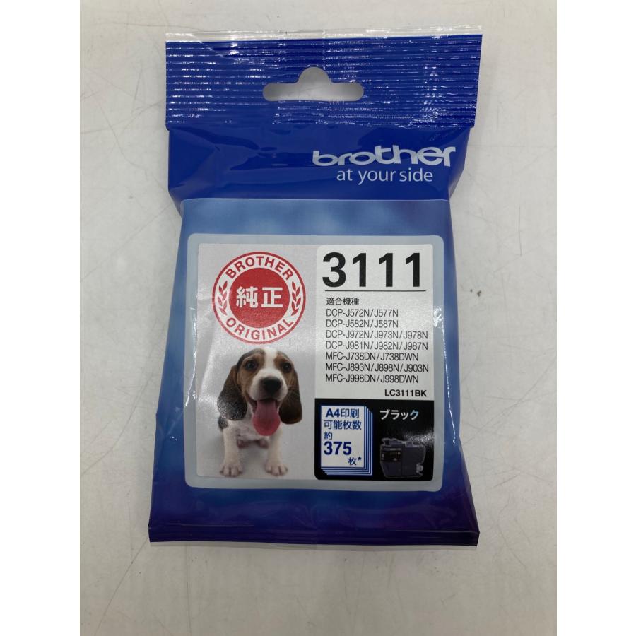 ブラザー工業 brother LC3111BK ブラック 純正インクカートリッジ