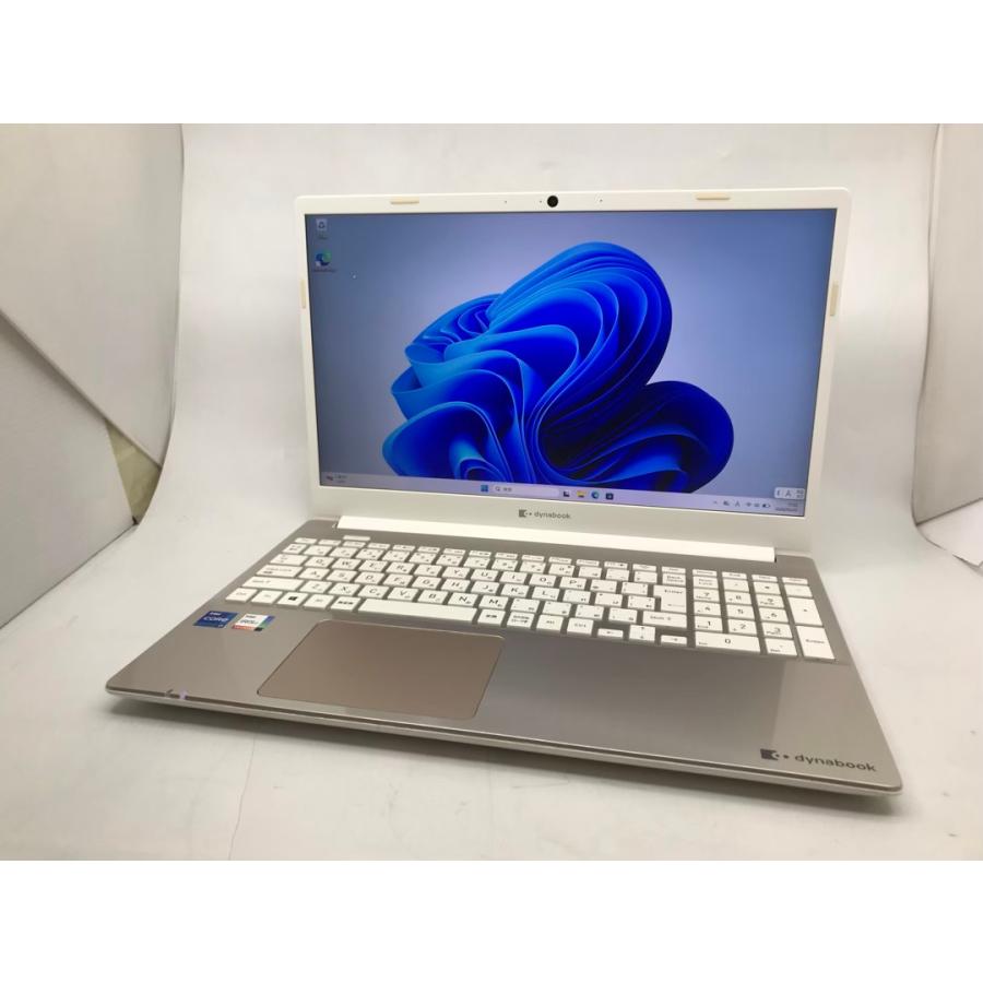 dynabook P1-C7UN-EG 中古ノート Core i7-1195G7 サテンゴールド メモリ16GB SSD512GB 15.6インチ 無線LAN カメラ Windows11Homeの画像