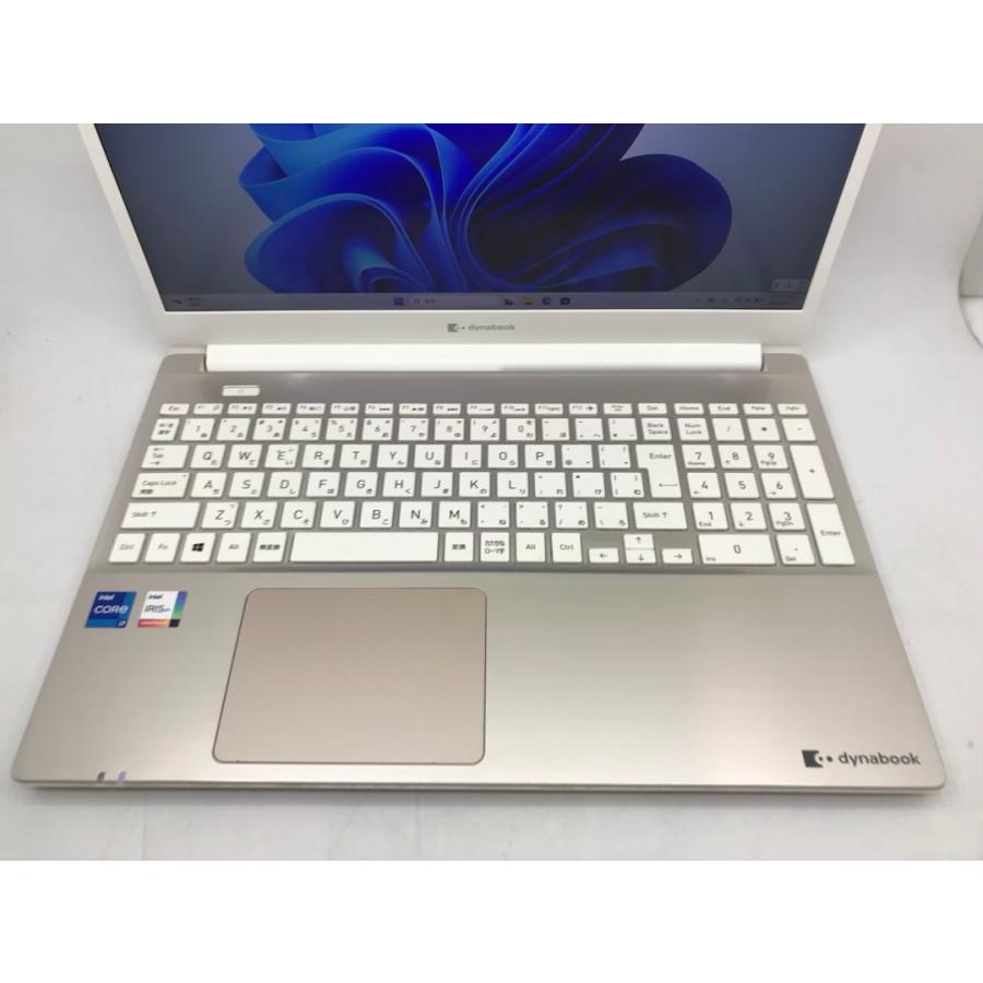 dynabook P1-C7UN-EG 中古ノート Core i7-1195G7 サテンゴールド メモリ16GB SSD512GB 15.6インチ 無線LAN カメラ Windows11Homeの画像