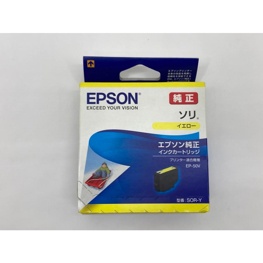 【中古】「非常に良い」エプソン (EPSON) 純正インクカートリッジ SOR-Y イエロー エプソン（EPSON） EPSON SOR-Y イエロー ソリ 純正インクカートリッジ