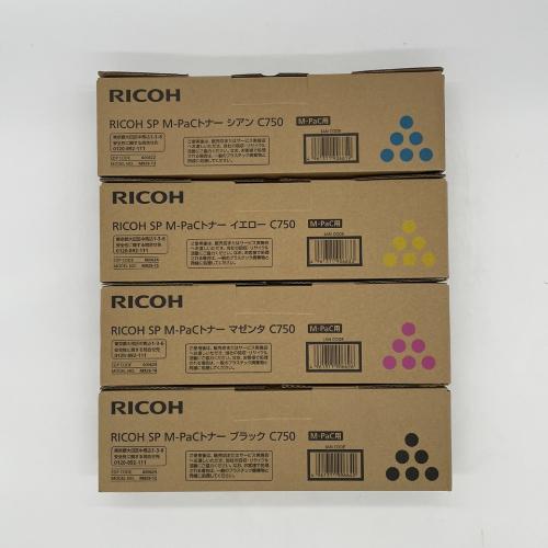 RICOH SP M-PaC トナー C750 4色セット 送料無料 リコー 純正品 60625 耗品 エムパック :C750-4P:OAサプライはる  - 通販 - Yahoo!ショッピング
