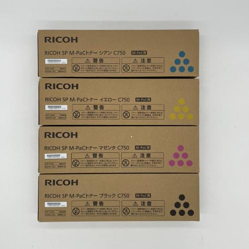 RICOH SP M-PaC トナー C750 4色セット 送料無料 リコー 純正品 60625 