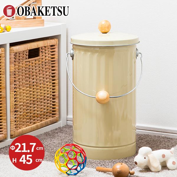 【メーカー公式直営店】オバケツのおむつ用ゴミ箱 送料無料 ラッピング対応 紙おむつ約20個分収納 ゴミ袋20L / おむつ消臭ペール・アイボリー