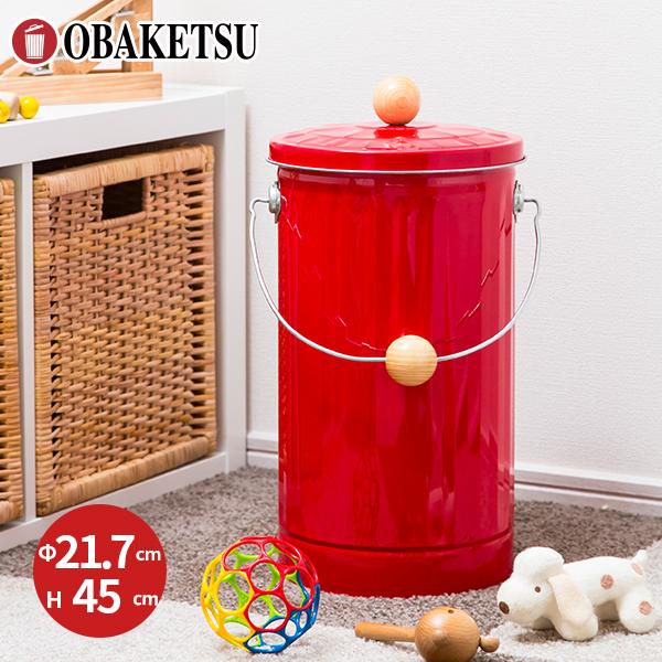 【メーカー公式直営店】オバケツのおむつ用ゴミ箱 送料無料 ラッピング対応 紙おむつ約20個分収納 ゴミ袋20L / おむつ消臭ペール・赤
