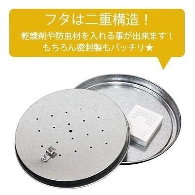 【メーカー公式直営店】オバケツの米びつ 10kg用 計量カップ付 / ライスストッカー10kg・緑 |  | 01