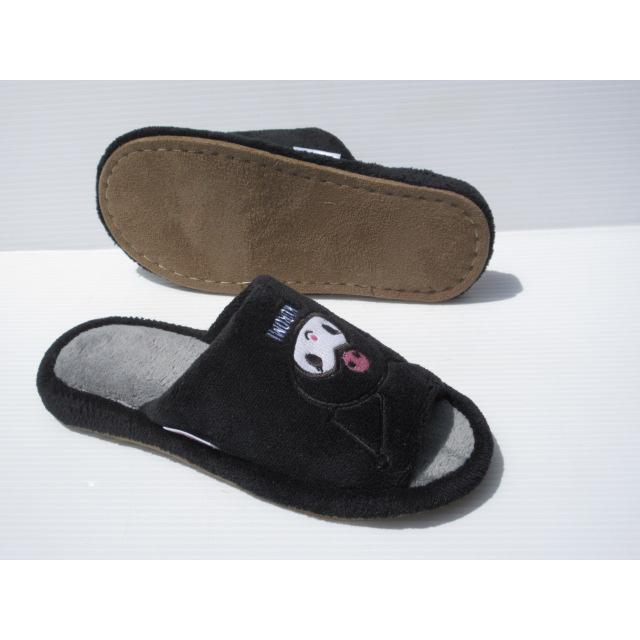 クロミ サンリオ キャラクター スリッパ 262257 ブラック F(15〜19cmの