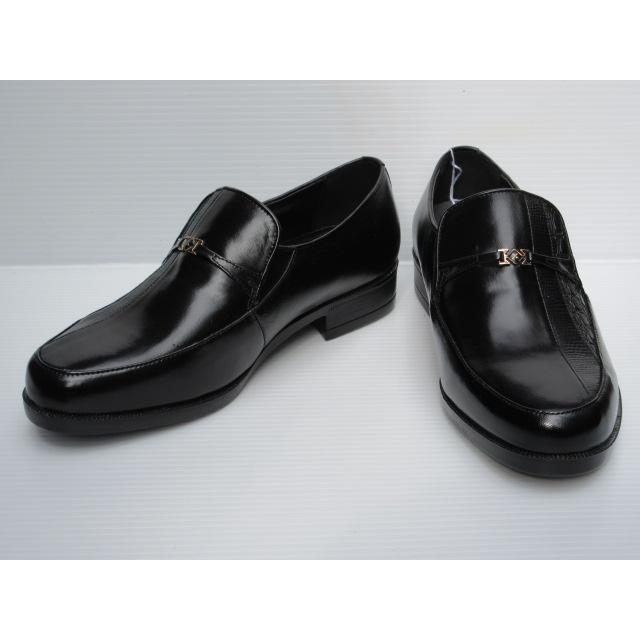 EXCEL CLUB EH267 黒 幅広 4E 日本製 柔らか羊革 革靴 紳士 靴 メンズ 