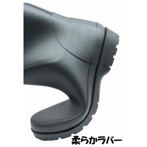 MONTRRE 痛くない柔らか ラバーブーツ 防寒ジョッキー ブーツ アキレス