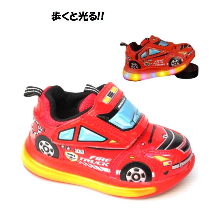 トミカ 歩くとピカピカ光る TOMICA トミカ10694 レッド 子供 キッズ