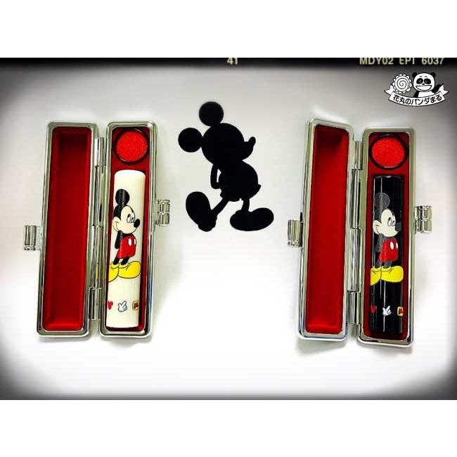 印鑑 はんこ かわいい 銀行印 ディズニー ミッキーマウス印鑑セット 226 かわいいはんこ通販ハンコのオバラ 通販 Yahoo ショッピング