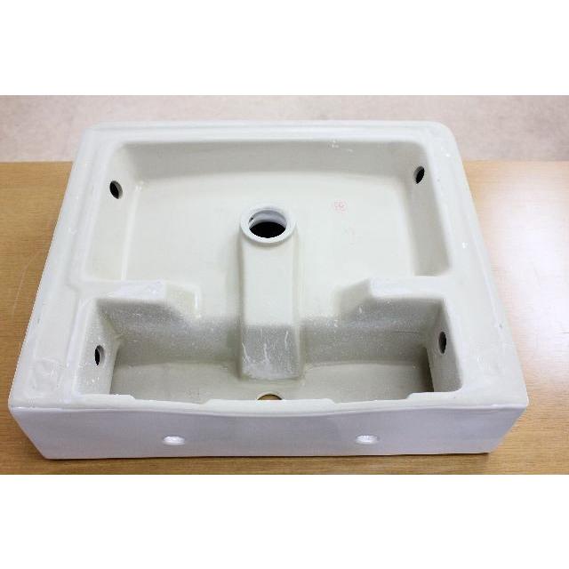 洗面ボウル 陶器 洗面ボール 角型手洗器 手洗い鉢 小型 洗面器 KORS-1059|obara-jyusetu|02