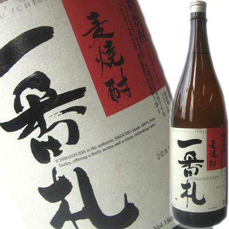 麦焼酎 一番札 25度 1800ml : 大場酒店 Yahoo!ショッピング店 - 通販