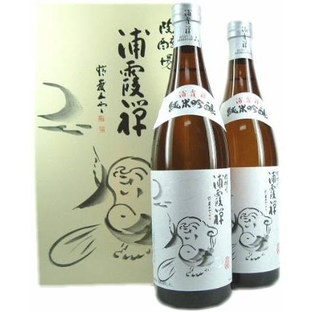日本酒　大吟醸 浦霞　限定販売品　2本セット 浦霞 禅 純米吟醸酒720ml 2本入りセット : 大場酒店 Yahoo