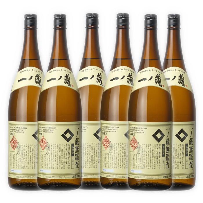一ノ蔵 無鑑査本醸造辛口1800ml 6本入り