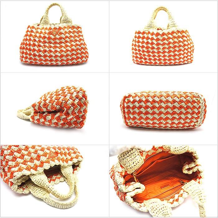 PRADA 中古 安心価格 PRADAプラダ トートバッグ ラフィア PRADA 中古 安心価格 PRADAプラダ トートバッグ ラフィア