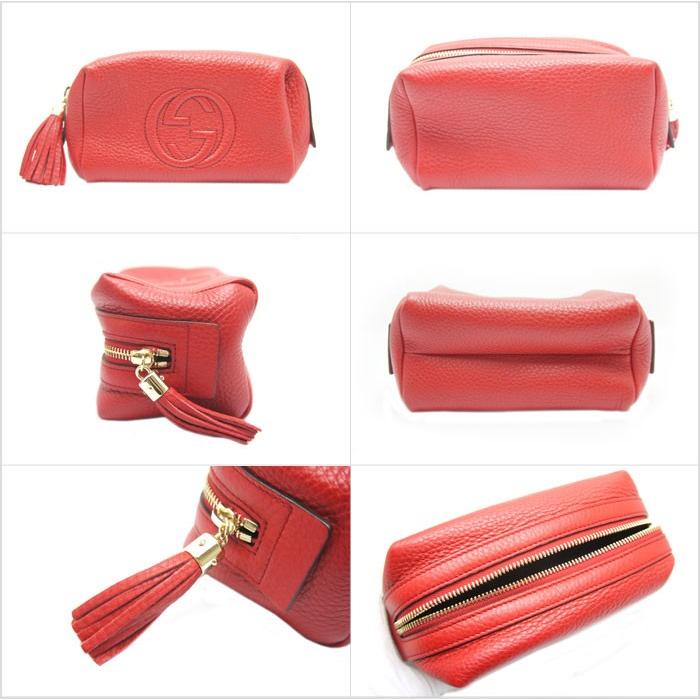 GUCCI 中古 美品 GUCCIグッチ ソーホー タッセル付きポーチ 308636 