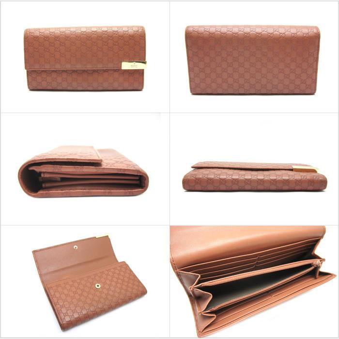 GUCCI 中古 良品 GUCCIグッチ マイクログッチシマ 長財布 291099  