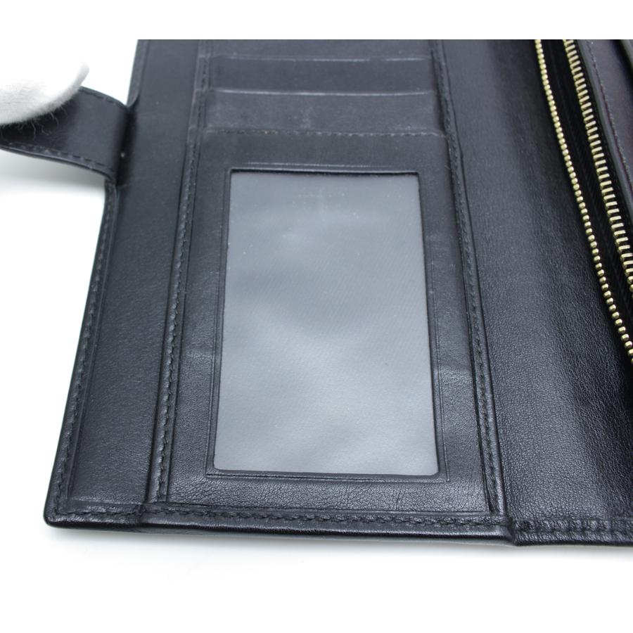 ブルガリ・ブルガリ 中古 BVLGARI ブルガリブルガリ 長財布 ブラック