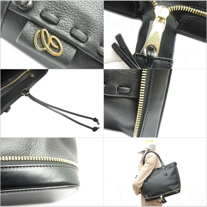 Chloe 中古 良品 Chloeクロエ トートバッグ エレン 3S0459-523 レザー 