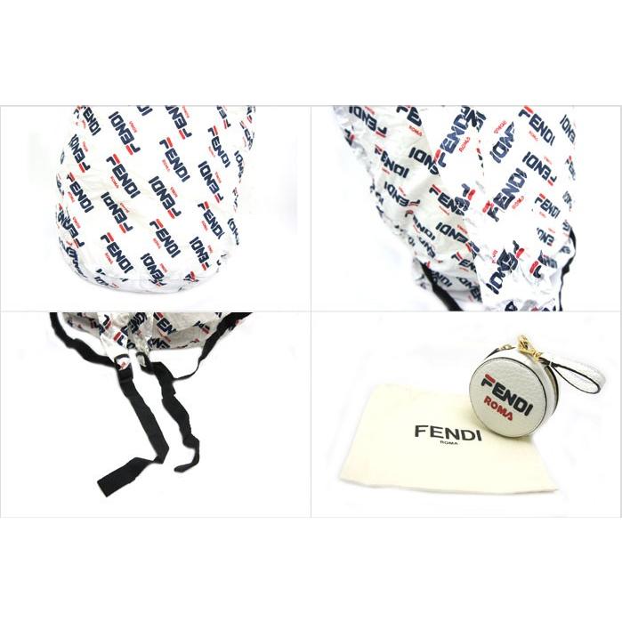 FENDI×FILA ホワイトレザー キャリーオールバッグ（FENDI 中古 良品 