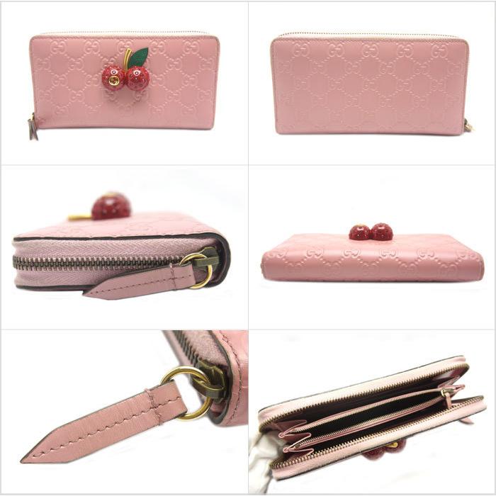 GUCCI 中古 安心価格 GUCCIグッチ 長財布 グッチシマ チェリー GUCCI 中古 安心価格 GUCCIグッチ 長財布 グッチシマ チェリー
