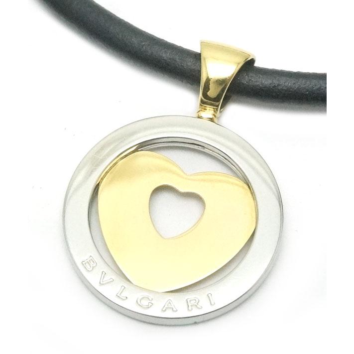 BVLGARI 中古 良品 BVLGARIブルガリ チョーカー トンドハート イエロー 